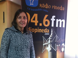 Mercedes Ullod en la radio